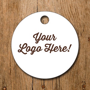 105 Tags | Customized 2" Logo Hang Tags Price Tags Product Display - favor - thank you