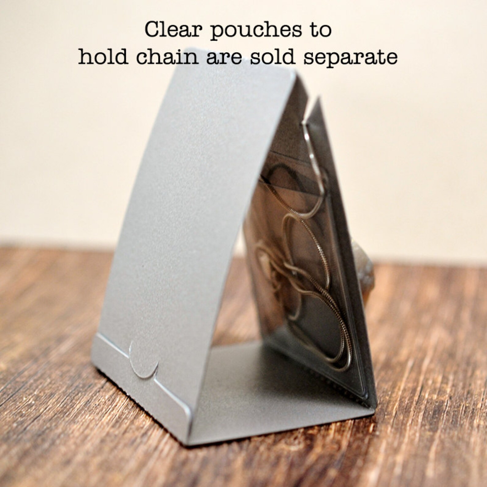 Custom Free Standing Tent Necklace Display Cards With Your Logo Earring ...