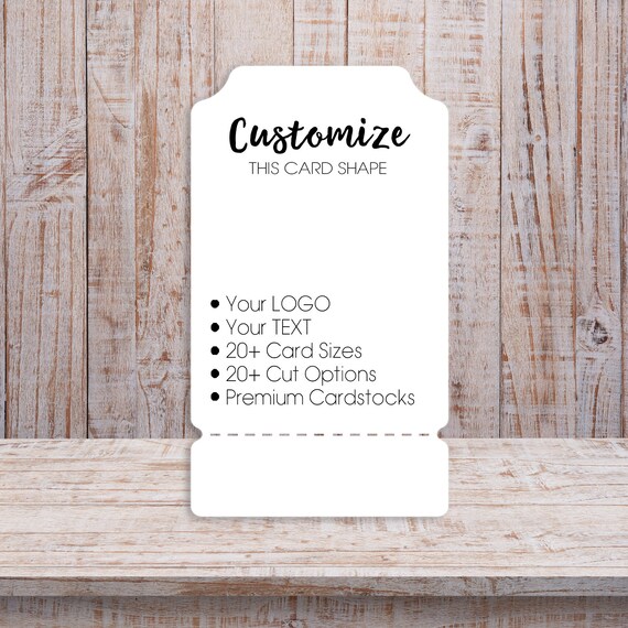 Custom Necklace Display Cards Packaging 3.25 x 3.25