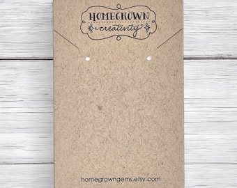 Earring Cards Jewelry Display Add Your Logo Personalized Custom | Packaging | Tags | Label | Display | Necklace | DS2000