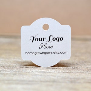 180 tags - 1.5&quot; - Fancy Square Shape Customized Small Price Tags Jewelry Hang Tags Labels