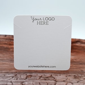 Custom Necklace Cards with Your Logo 20 Size Jewelry Display Personalized Packaging Necklace Tags SP2000 image 8