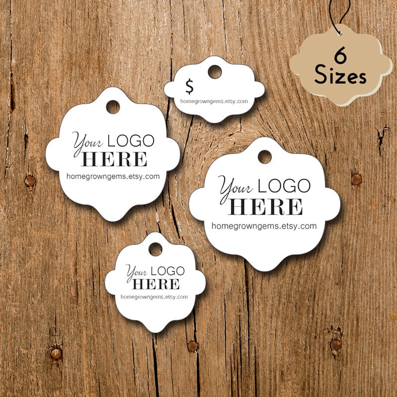 Custom Price Tags - Self Closing - No String Needed - Personalized