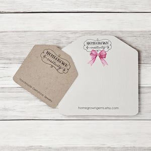 Cartões de embalagem personalizados para exibição de joias | Forma de casa de ingressos | 20 TAMANHOS | Cartões de exibição | Cartões de colar de brinco | SP2018