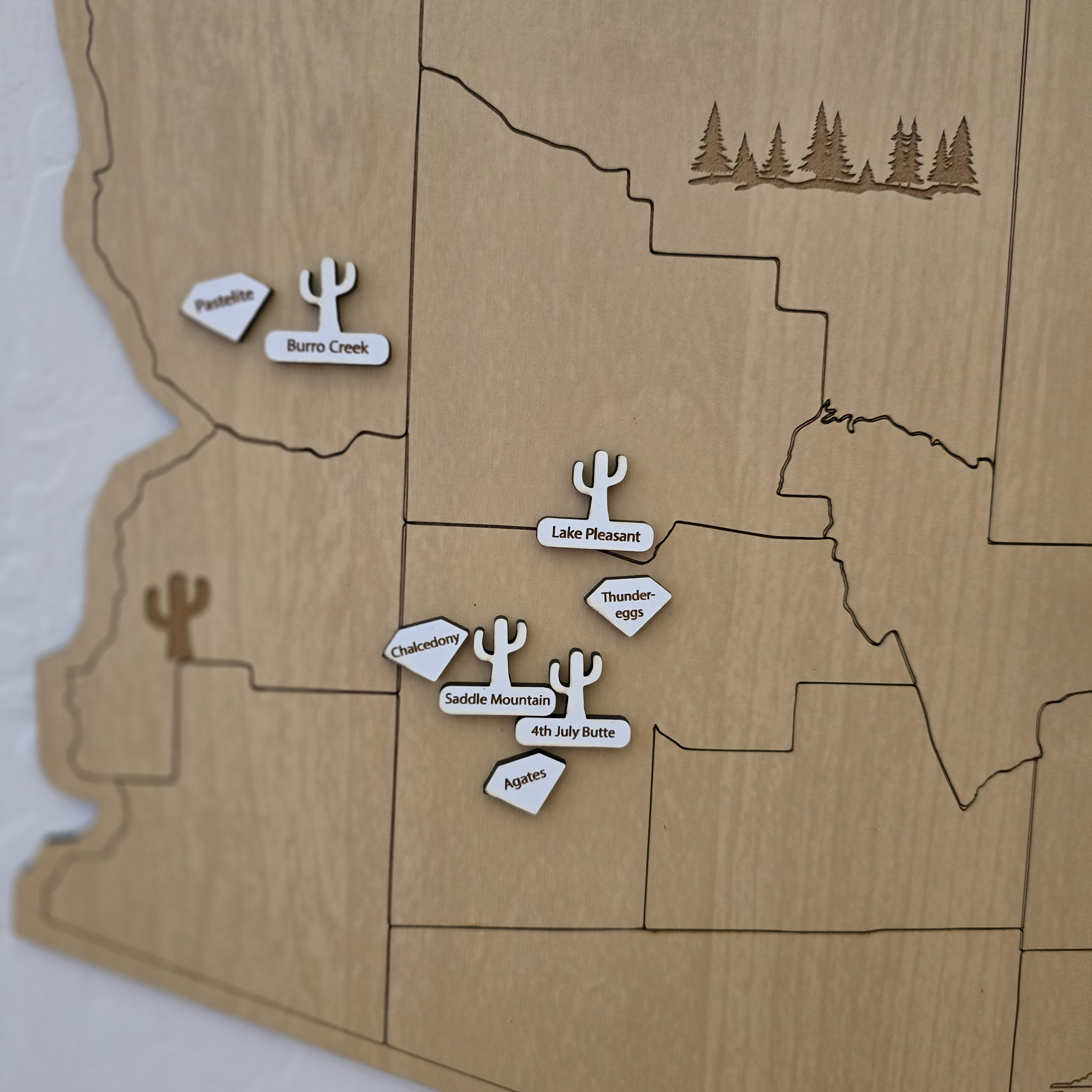 Arizona Rockhounding Map