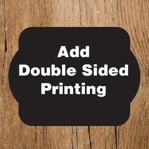 Dubbelzijdig afdrukken toe aan displaykaarten voor sieraden Prijs is voor 1 set kaarten.