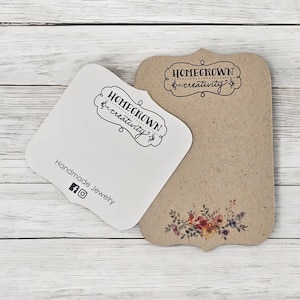 Ohrring-Karten ausgebogter oberer Unterteil verzieren geschnittener Schmuck-Verpackungskarten | 20 GRÖßEN | Grußkarten | Halskette Karten | SP2016