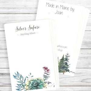 2,5 "x 4" Regelmäßige Löcher Ohrring Display Karten | QTY 112+ | Wirtschaft Großhandelspreise | Premium 130 # Cover Stock Papier | ECON015