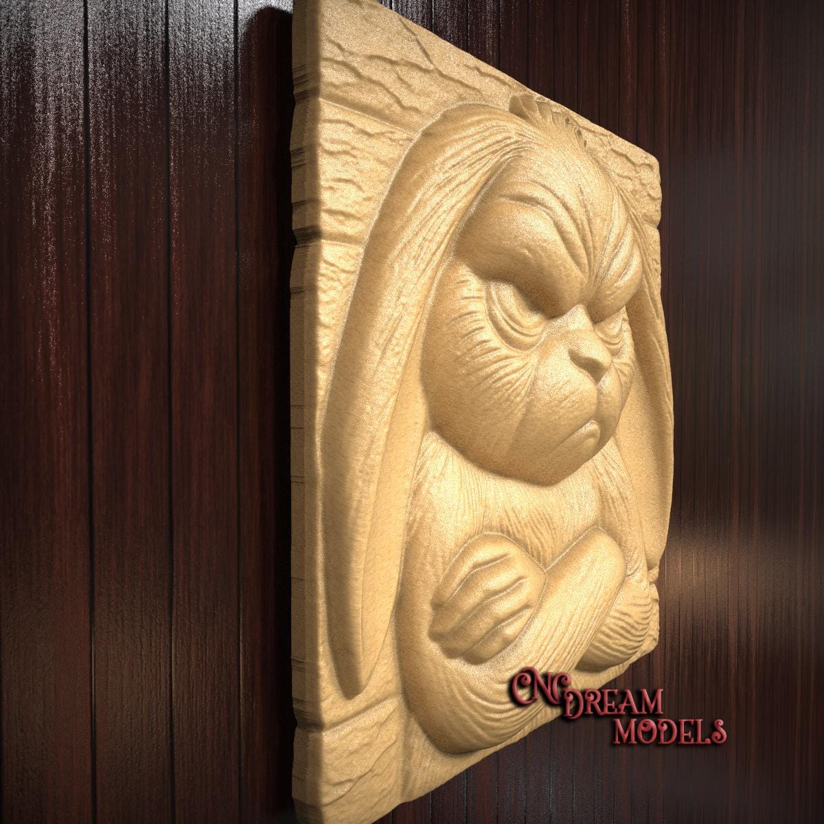 Grumpy Old Rabbit 3D Relief CNC Router Carving File | STL File for Cnc ...
