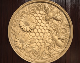 CNC Router Carving File | STL File for cnc | Instant Download | VCarve | Aspire | Easel | File for CNC | Carbide Create Pro | Bee | Hive
