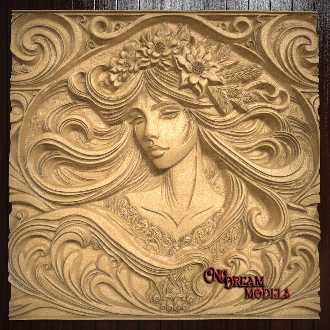 CNC Router Carving File | STL File for Cnc | Vcarve | Aspire | Easel ...