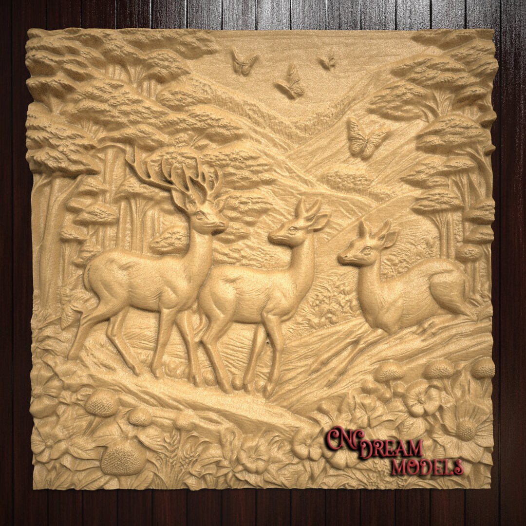 CNC Router Carving File | STL File for Cnc | Vcarve | Aspire | Easel ...