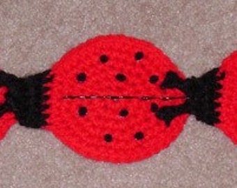 Crochet Pattern for Lady bug scarf pdf