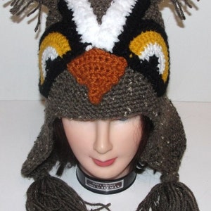 Crochet Critter Owl Hat Pattern PDF image 3