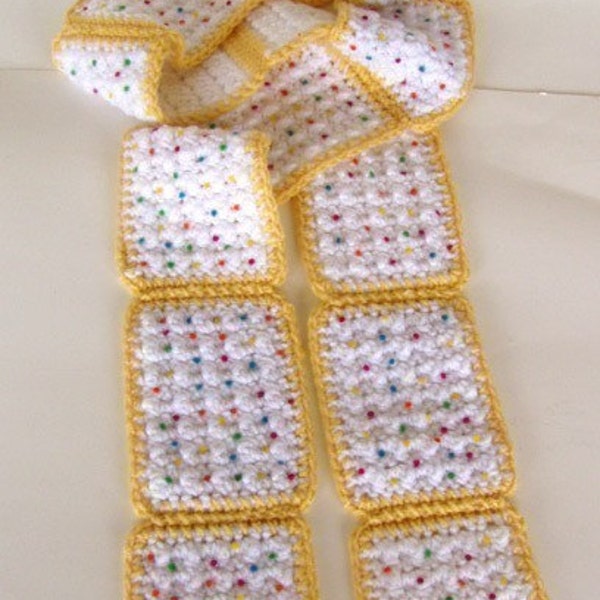 Crochet Pattern for Pop Tart Scarf PDF