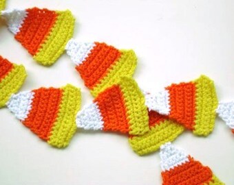 Candy Corn Scarf Crochet Pattern pdf