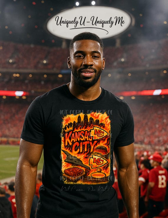 Kansas City On Fire PNG – Digital Download for T-Shirts & More