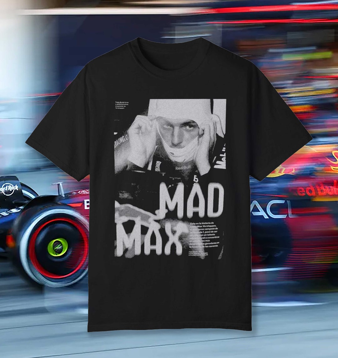 Mad Max Vintage T-shirt - Formula 1 - Racing T-shirt - Max 