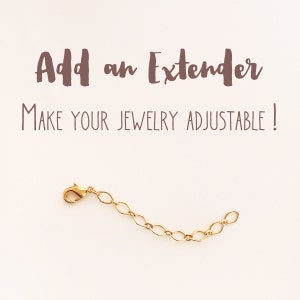 Add an Extender // Make your Necklace or Bracelet Adjustable, Customizing Option for Gift or Personalizing Jewelry