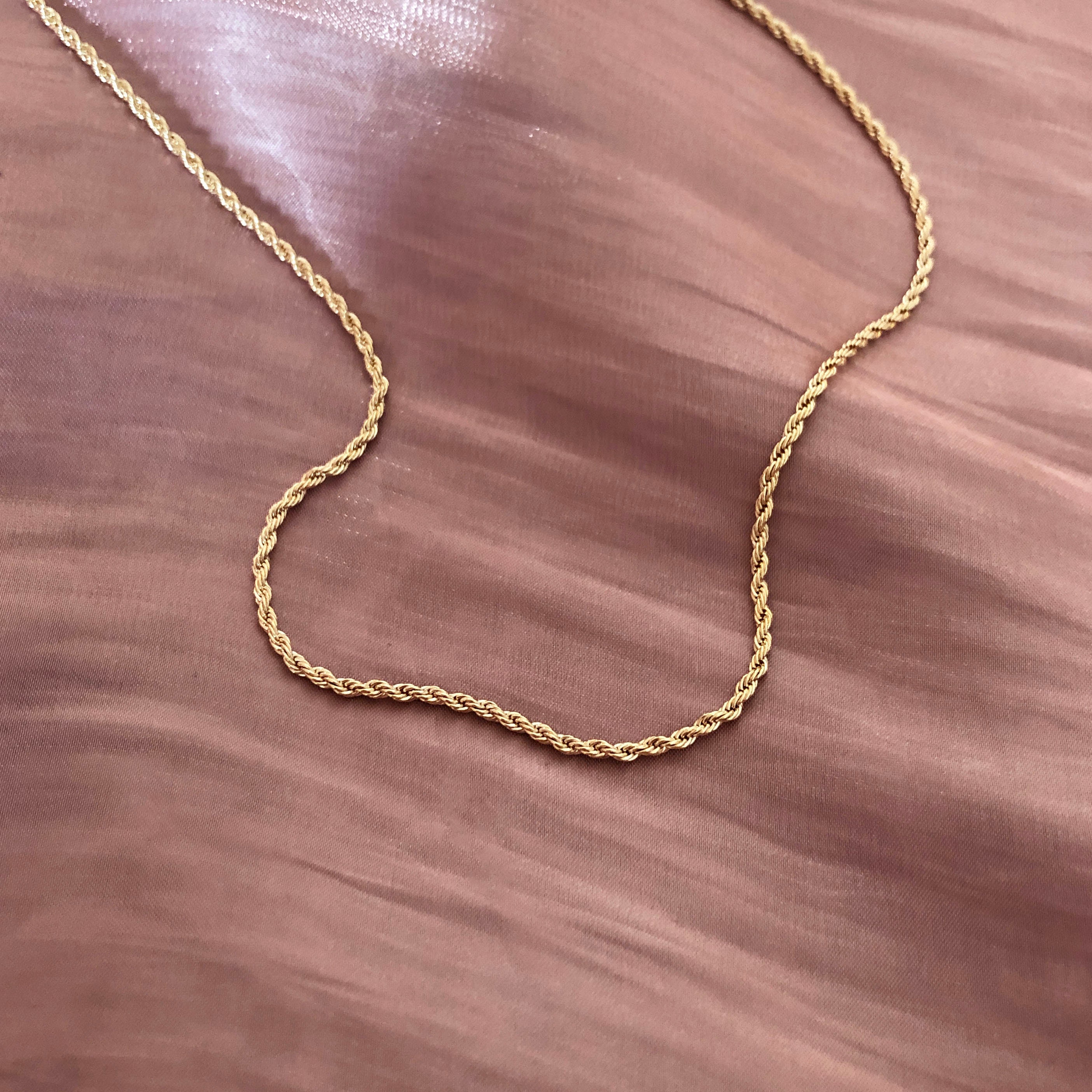 ヴィンテージ ゴールド チェーン ロープ スパイラル ネックレス 楽天市場】18金 ネックレス 18k メンズ イエローゴールド