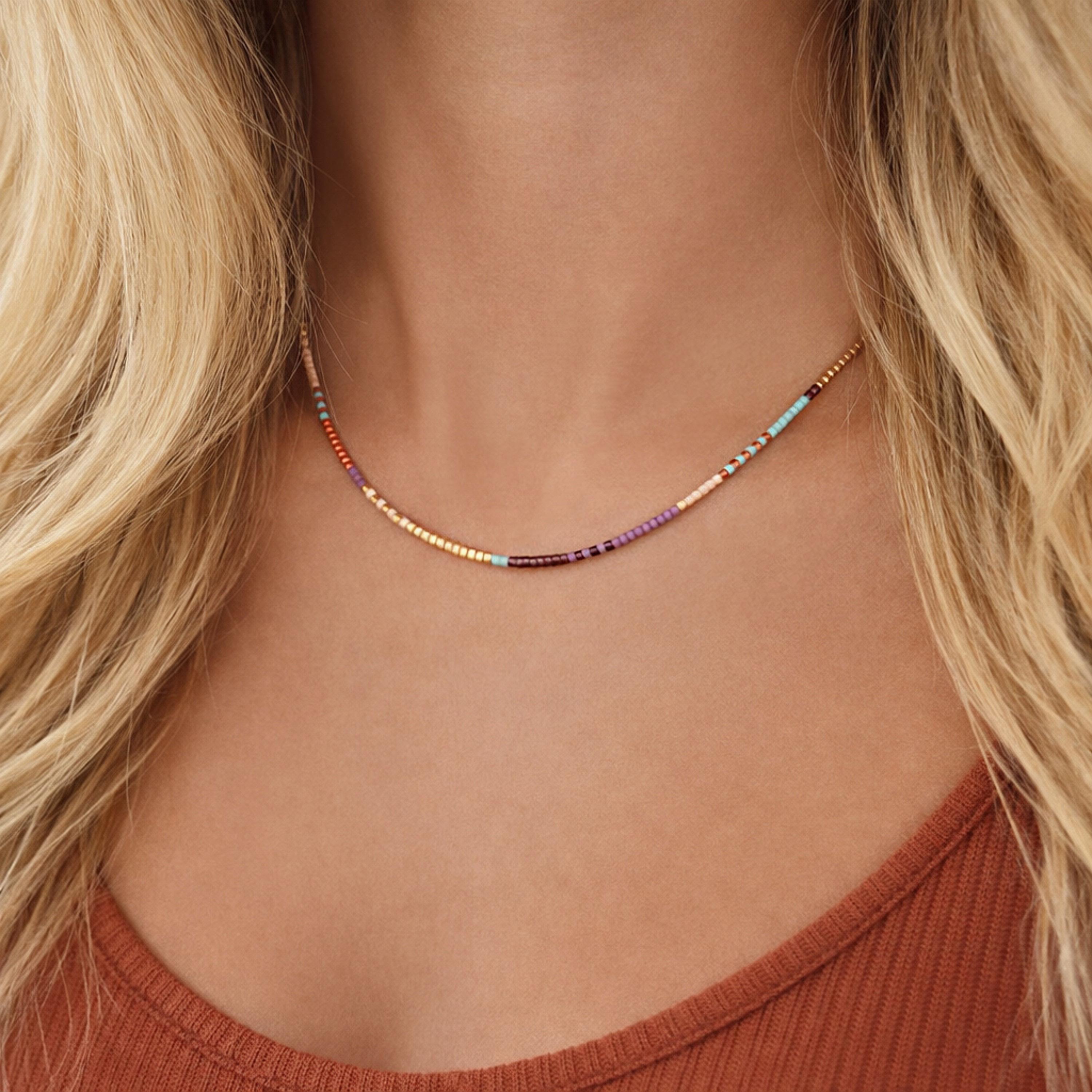 Collier femme pendentif losange à motif géométrique cadeau intemporel – Petite Madame