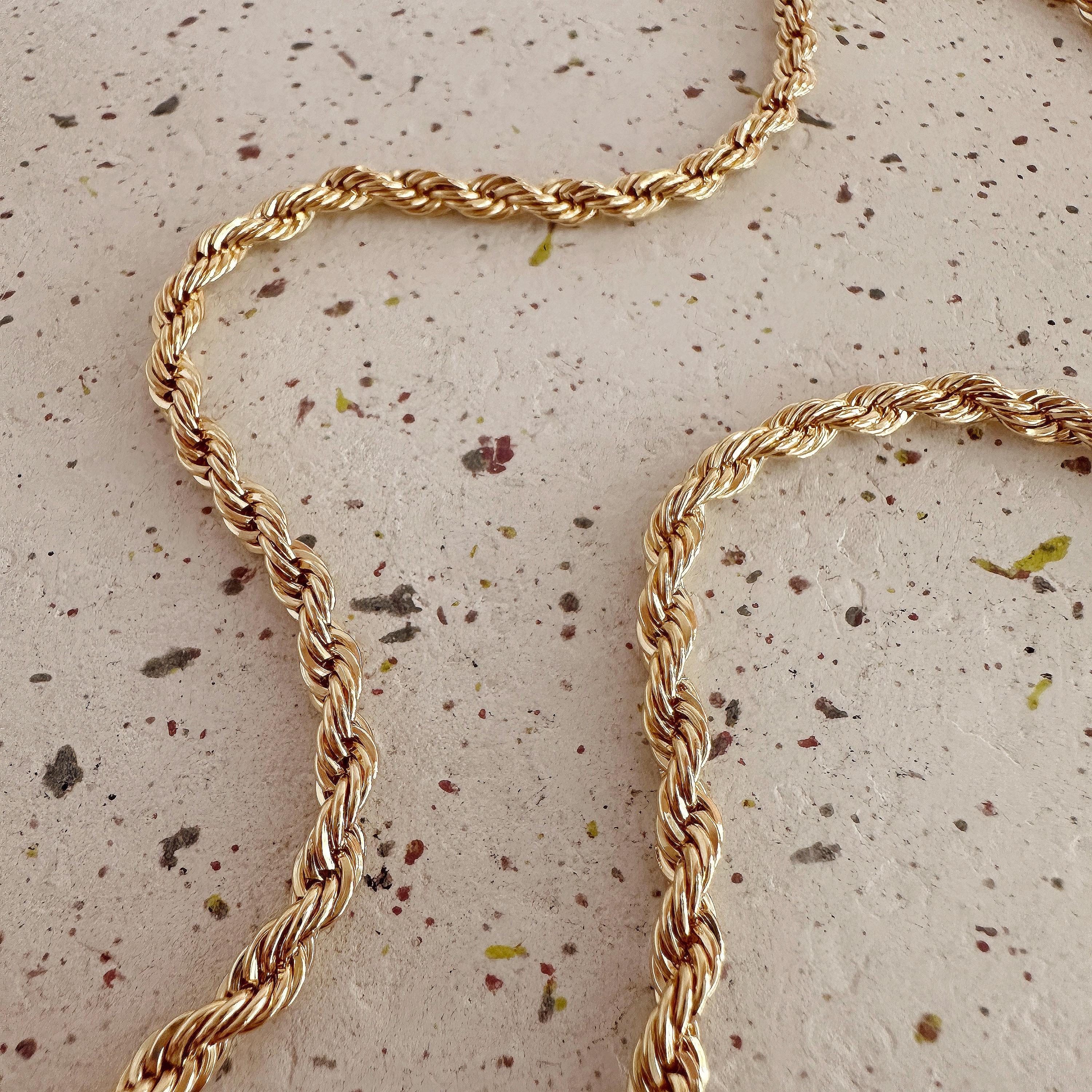 ヴィンテージ ゴールド チェーン ロープ スパイラル ネックレス 楽天市場】18金 ネックレス 18k メンズ イエローゴールド