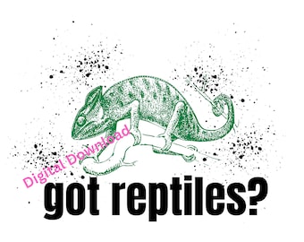 Tengo reptiles PNG SVG camisa taza bolso de mano diseño de lona, camisa de reptil, camisa camaleón