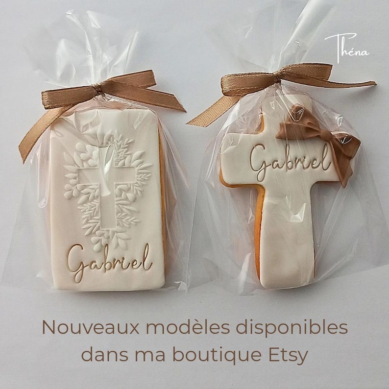 Baptism favors | Guest favors | Personalized baptism gifts | Decorated cookies | Baptism favor bags | Confirmation | Communion (min. 10 cookies) image 16