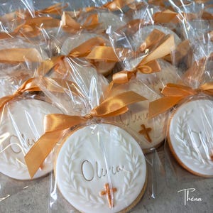 Baptism favors | Guest favors | Personalized baptism gifts | Decorated cookies | Baptism favor bags | Confirmation | Communion (min. 10 cookies) image 8