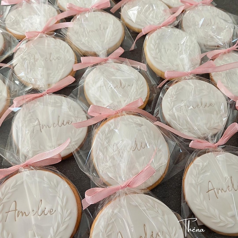 Baptism favors | Guest favors | Personalized baptism gifts | Decorated cookies | Baptism favor bags | Confirmation | Communion (min. 10 cookies) image 9