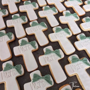Baptism favors | Guest favors | Personalized baptism gifts | Decorated cookies | Baptism favor bags | Confirmation | Communion (min. 10 cookies) image 15