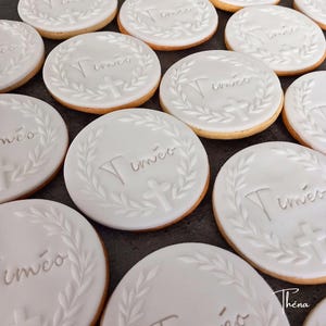 Baptism favors | Guest favors | Personalized baptism gifts | Decorated cookies | Baptism favor bags | Confirmation | Communion (min. 10 cookies) image 14