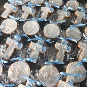 Baptism favors | Guest favors | Personalized baptism gifts | Decorated cookies | Baptism favor bags | Confirmation | Communion (min. 10 cookies) image 3