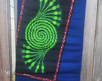 Bamileke African Print Fabric: Neyang Cotton Atoghu Cloth