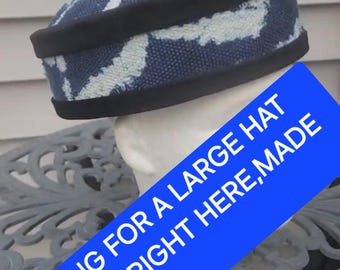 Authentic Ndop Hat Cameroon | Handwoven Bamileke Traditional Cap | Men Women Unisex | African Heritage Gift