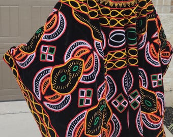 Hand Embroidered Toghu Outfit: Bamenda Cameroon Traditional Wear
