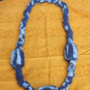Authentic Bamileke Ndop Beaded Necklace | Cameroon Heritage Toghu Jewelry | Traditional African