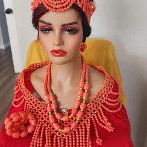 Nigeria Beaded Headband - Etsy display picture 2