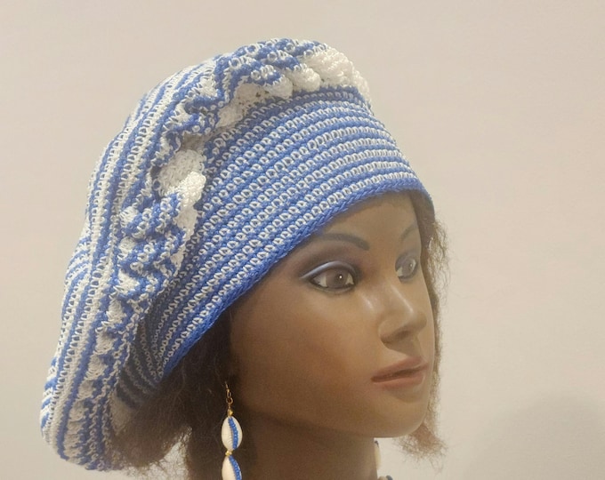 Featured listing image: Traditional African Cameroon  hat/Bamenda hat/Bamileke hat/kuffi Hat/Igbo wedding hat/Ghana cap/Nigeria hat/Haossa hat/unisex hat