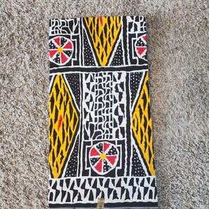 Authentic Cameroon Ndop Fabric: Bamileke Tribal Print, 100% Cotton