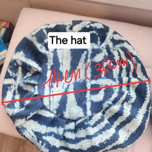 Authentic Bamileke Ndop Scarf | Handwoven Cotton Indigo Dye | African Heritage Wrap | Unisex immagine 3