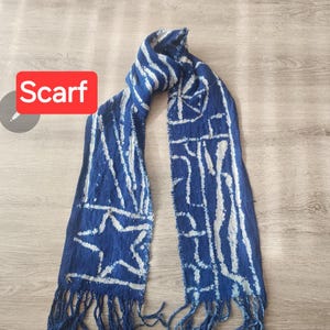 Authentic Bamileke Ndop Fabric | Handwoven Cotton Indigo Dye | Washable Royal Textile | Cameroon bild 8