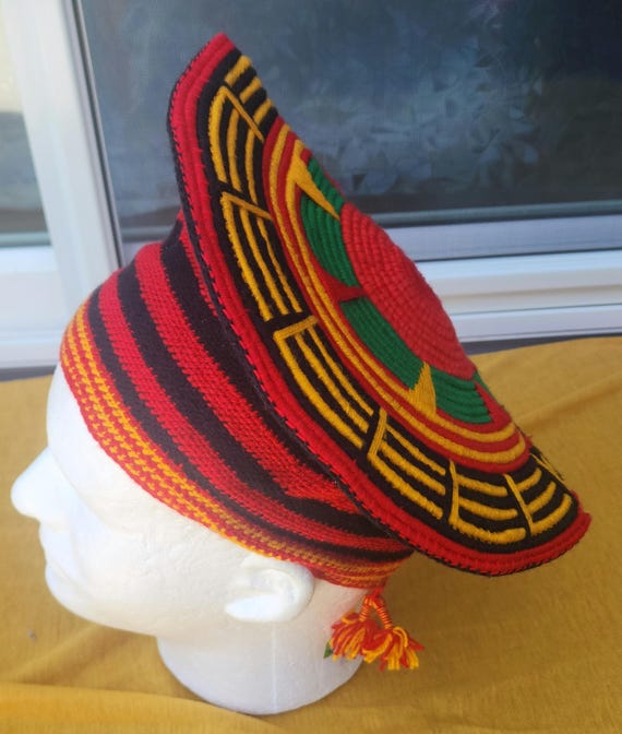 traditional  Cameroon African hat/Nigeria cap/ Igbo wedding hat/ Bamenda hat/Bamileke hat/Haossa hat/Kuffi Hat/men and women hat/ unisex hat