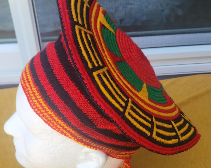 Featured listing image: Handmade Neyang Hat: Cameroon African Wedding Cap (Fits 21-24)