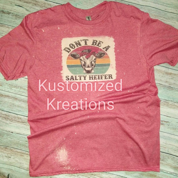 Salty Heifer T-shirt Cow Shirt Cute 