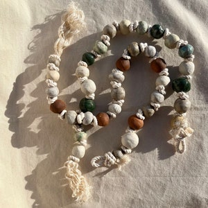 Ceramic Wall Talisman Earth Tones, House gift, blessing