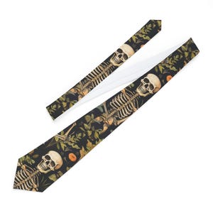 Skeleton Halloween Necktie