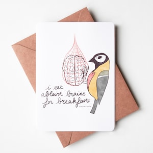 Ableist Gehirne Postkarte - Neurodiversent, Autismus, ADHD, Behinderung & psychische Gesundheit stolz