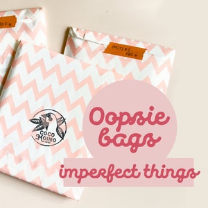 Oopsie bag, Grab Bag, Mystery Bag, adesivi di grado B, biglietti di auguri, riviste, cartoline e stampe artistiche Happy Mail