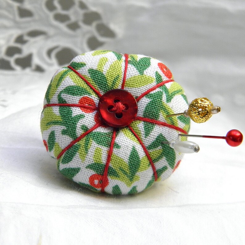 Vintage Berries Pincushion Ring Etsy